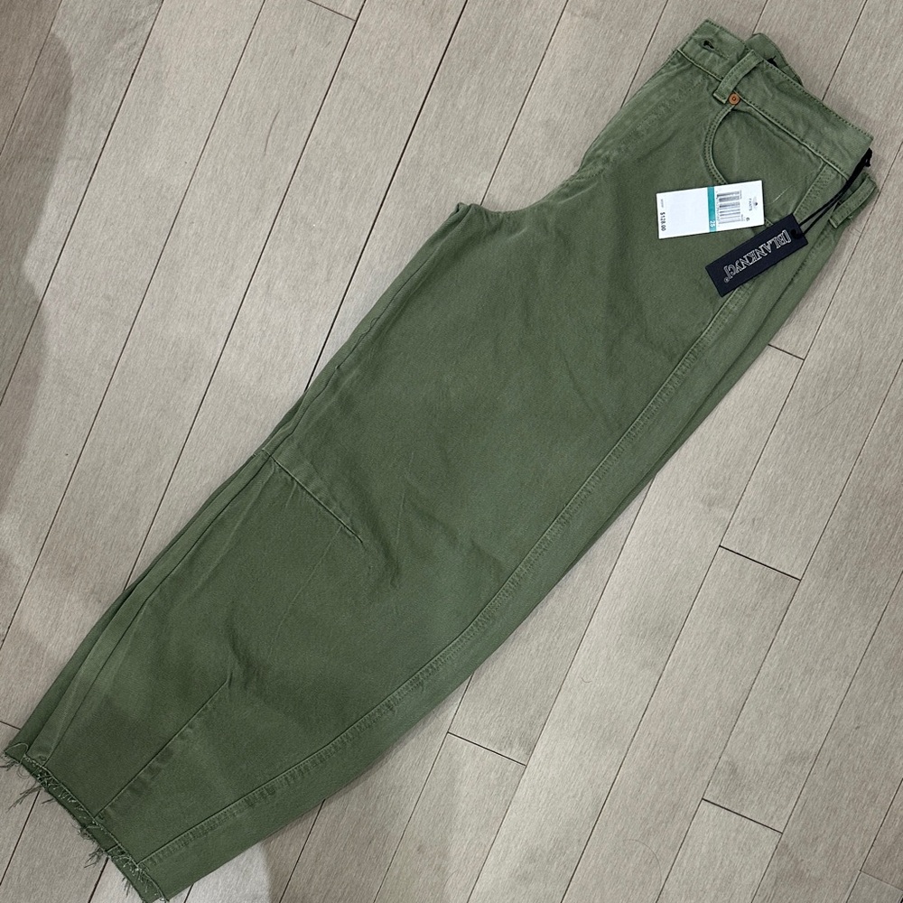 BLANKNYC Raw Hem Barrel Leg Jeans
